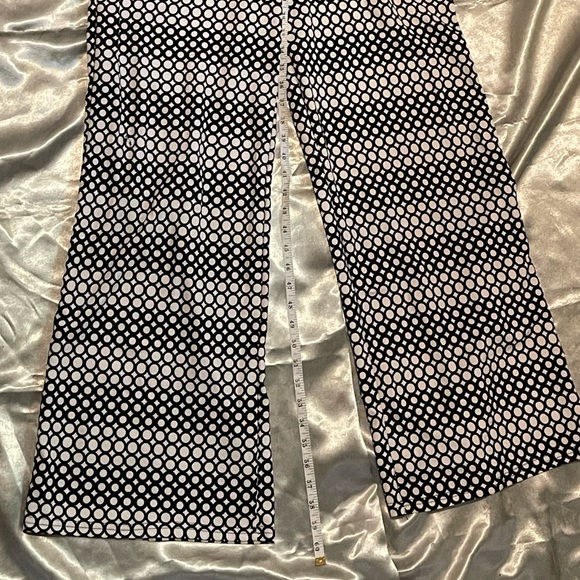 Button Up Printed Long Wide Leg Pant jumpsuit size L - Picture 7 of 7